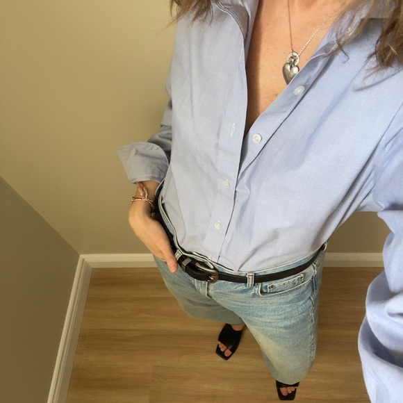 J Crew Ludlow Premium Cotton Button Up/Down Blue Shirt - Picture 2 of 12